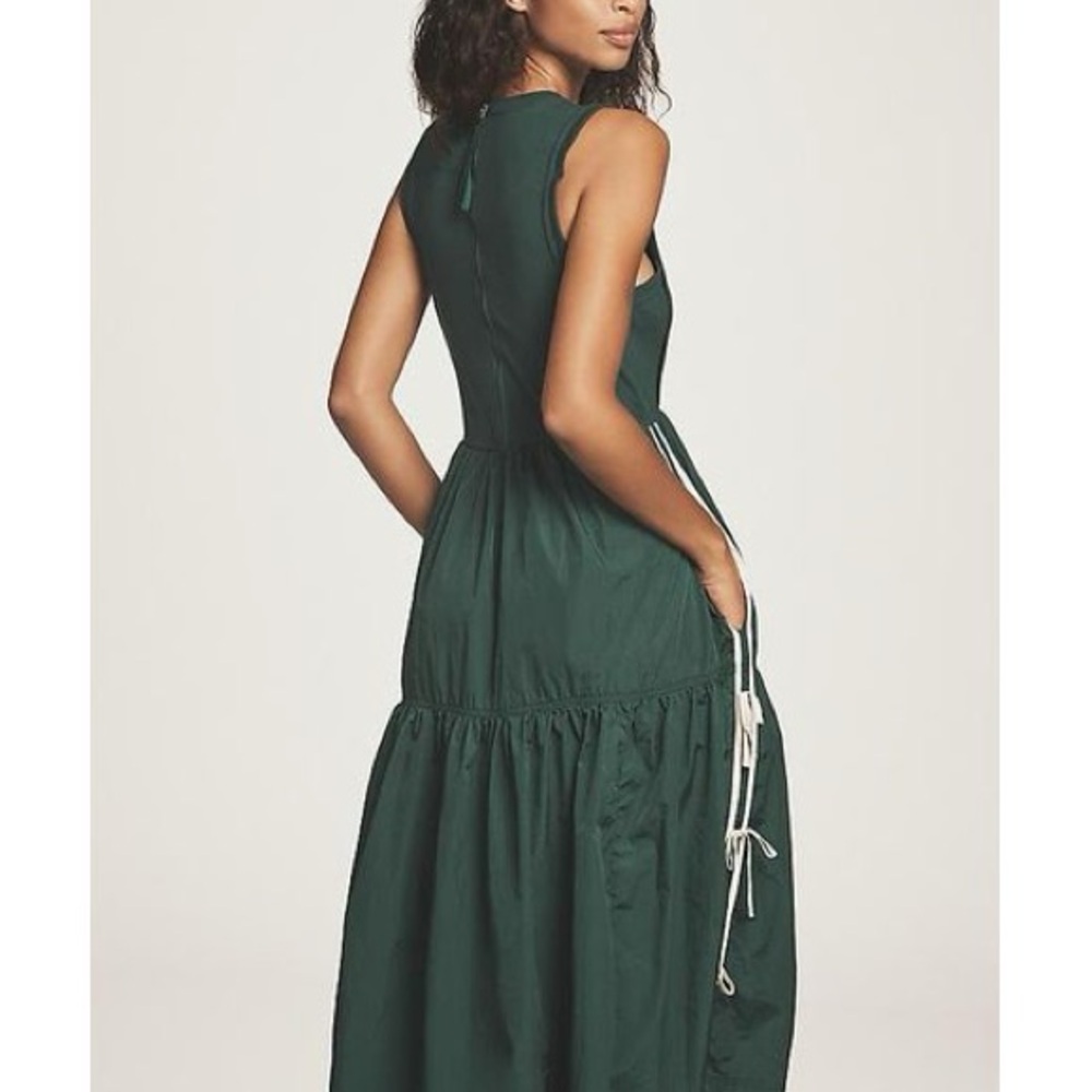 Nwot Daily Practice bowline sleeveless midi Dark Green Dress